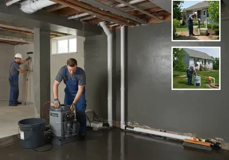 Basement Waterproofing and Flood Prevention process in Gibson, GA